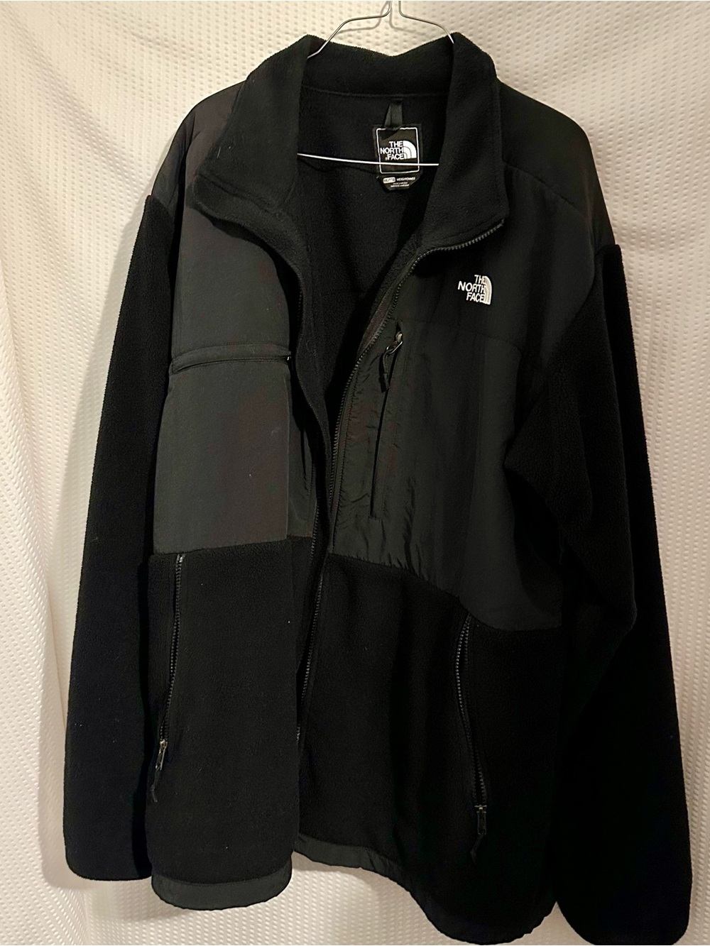 Mens North Face Black Fleece Jacket size XXL